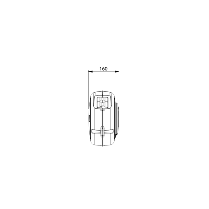 ZECA persluchthaspel 10 m 1/4" grijs | Advieselec