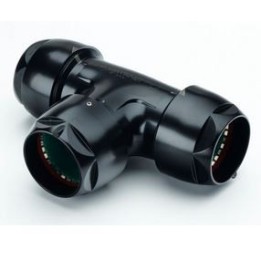 AIRnet T-stuk gelijk Ø80 mm