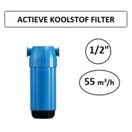 Actieve koolstof filter perslucht 1/2"
