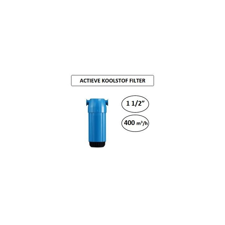 Actieve koolstof filter perslucht 1 1/2"