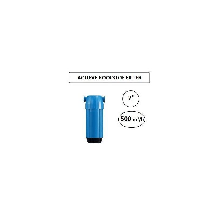 Actieve koolstof filter perslucht 2"