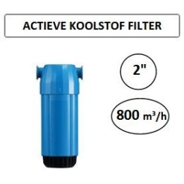 Actieve koolstof filter perslucht 2"
