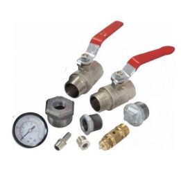 Accessoire kit voor perslucht drukvaten 11 bar - 500L