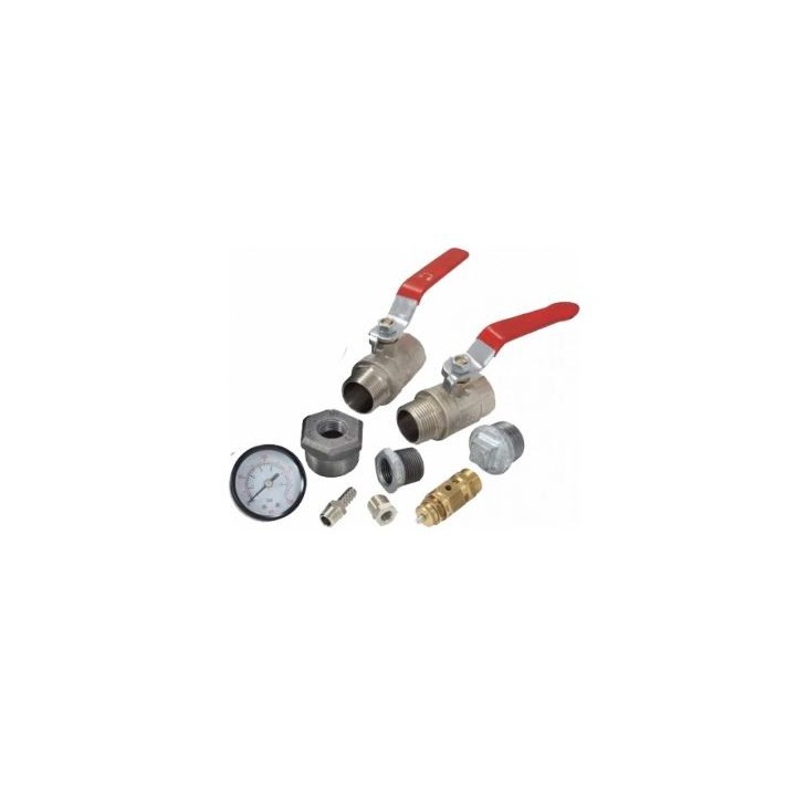 Accessoire kit voor perslucht drukvaten 11 bar - 500L