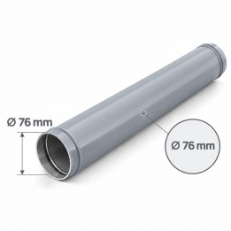 Vacuumleiding lengte 6m diameter 76mm Transair