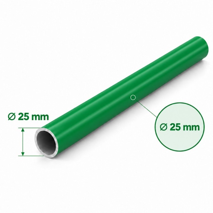 Stikstofleiding lengte 6m diameter 25mm Transair