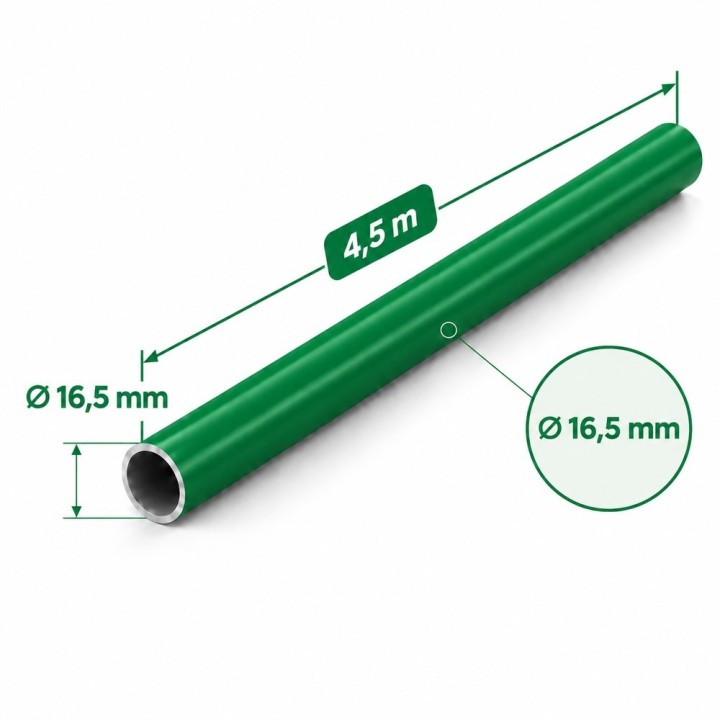 Transair stikstofbuis Ø 16,5 mm – 4,5 m – groen | Advieselec