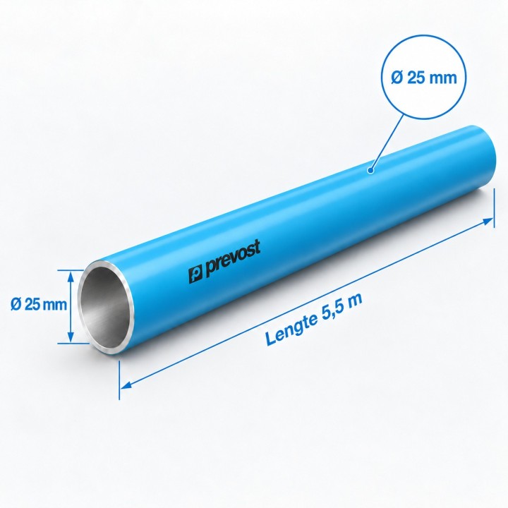 Prevost PPS persluchtbuis Ø25 mm - 5,5 m
