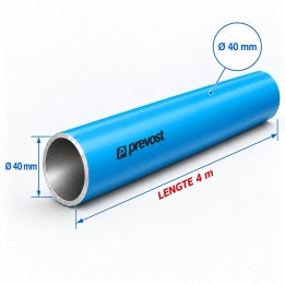 Persluchtleiding lengte 4m diameter 40mm Prevost