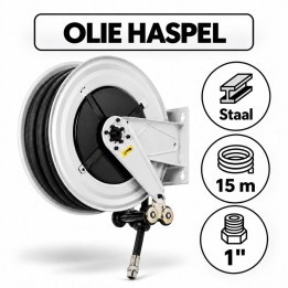 15m - 1" - Olie haspel - open model