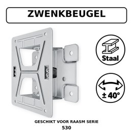 RAASM zwenkbeugel 853005 voor serie 530 | Advieselec