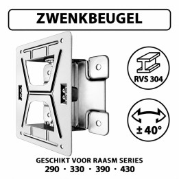 RAASM RVS zwenkbeugel 843006 serie 430 | Advieselec