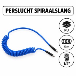 Prevost spiraalslang 4 m 1/4" buitendraad | Advieselec