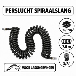 Prevost spiraalslang lasomgeving 7,5 m 3/8" | Advieselec