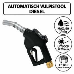 Automatisch dieselvulpistool A80 1″ – 90 l/min | Advieselec