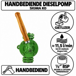 Handbediende dieselpomp K0 – 1/2″ BSP | Advieselec
