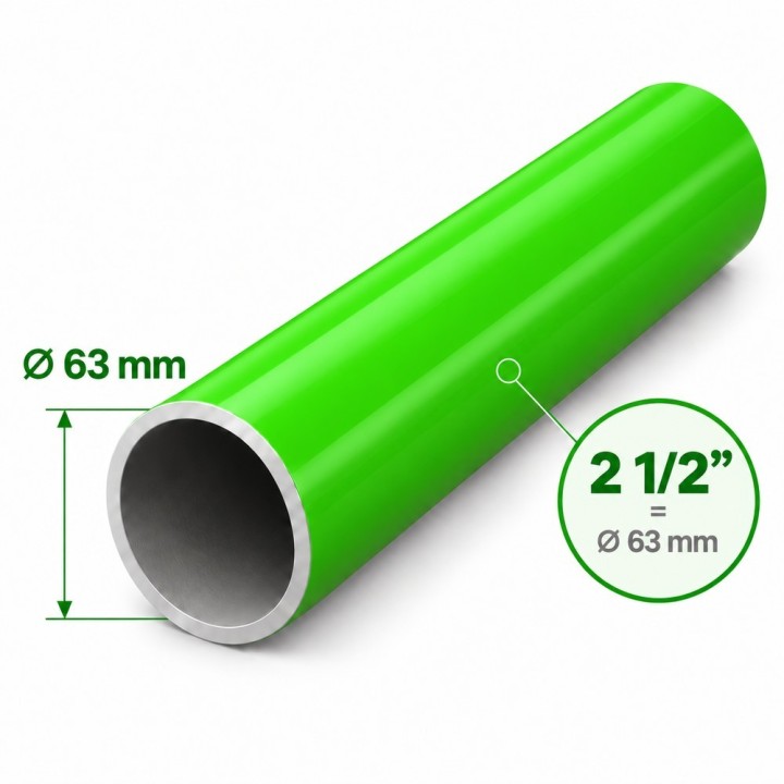 AIRnet stikstofbuis Ø 63 mm – 5,7 m | Advieselec
