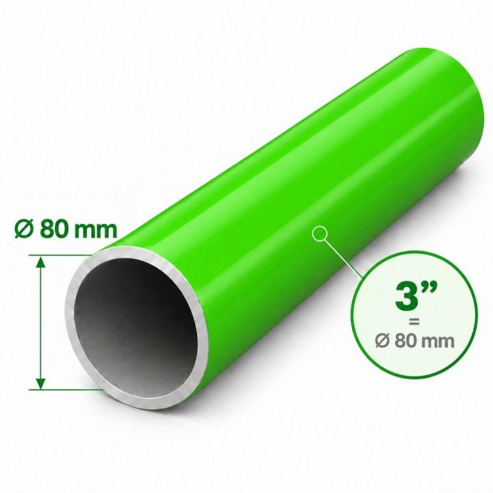 AIRnet stikstofbuis Ø 80 mm – 5,7 m | Advieselec