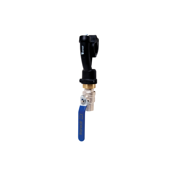 Transair aftakking met kogelkraan Ø40 mm - 3/4"