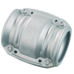 Transair rechte mof Ø168 mm - klem + cartouche