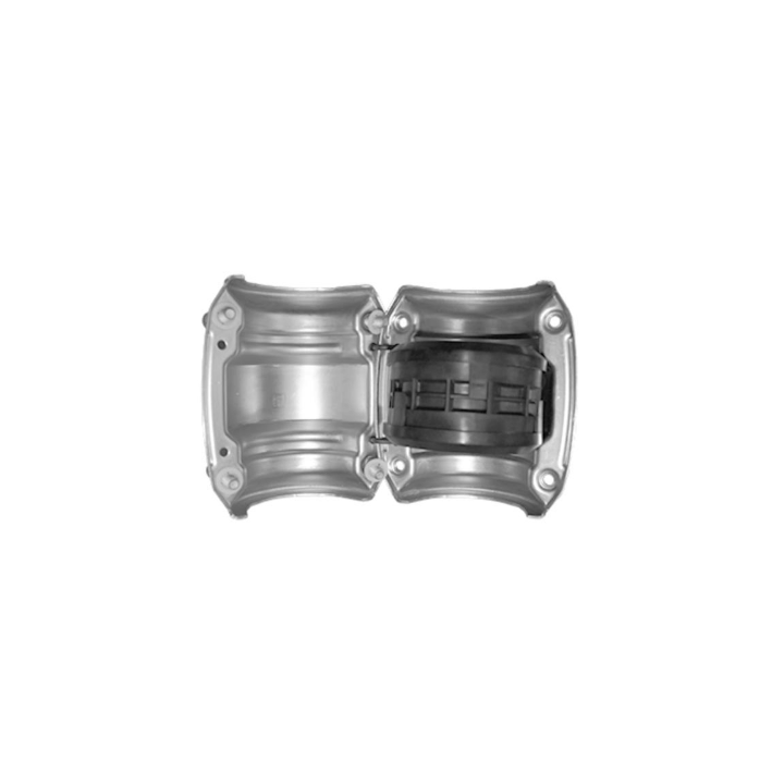 Transair rechte mof Ø168 mm - klem + cartouche