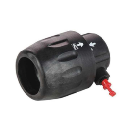 Transair eindstop met aftap Ø16,5 mm