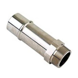 Steelnippel perslucht diameter 76mm buitendraad 3" Transair